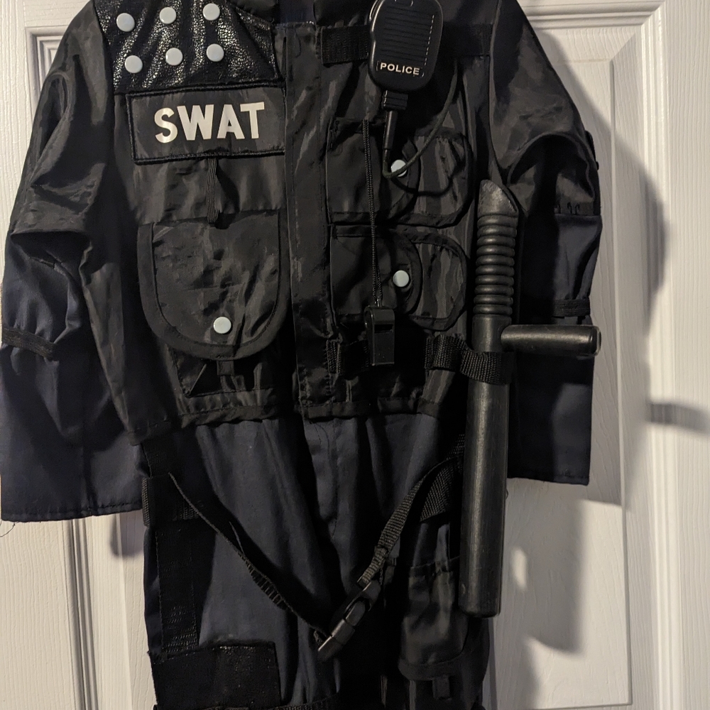 Kids costume police swat Medium 5/6